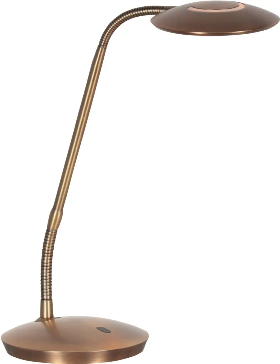 Bronzen tafellamp Zenith 2 4397BR modern verstelbaar met LED-module, 1040 lumen,