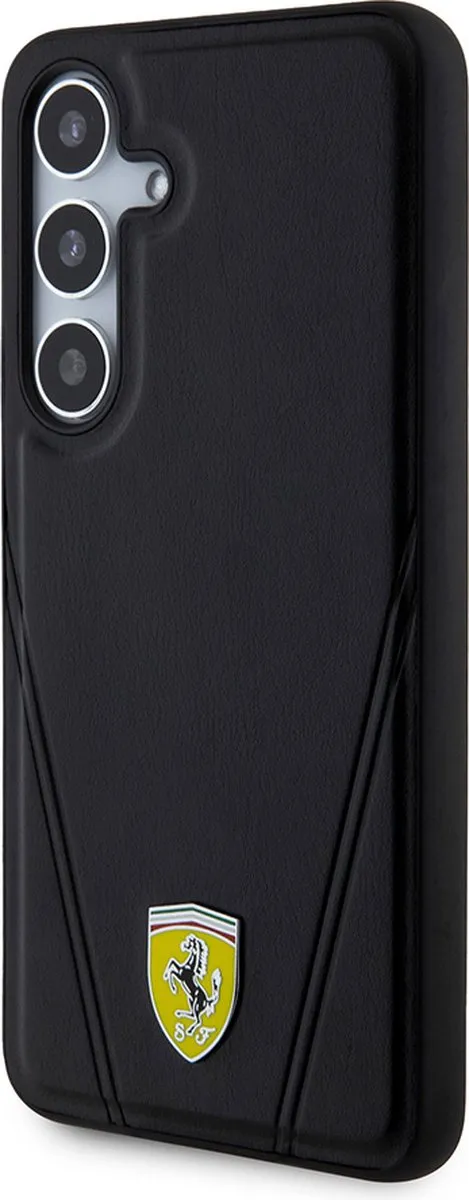 Ferrari Backcase Hoesje Samsung Galaxy S24+ - Zwart - 3666339242480
