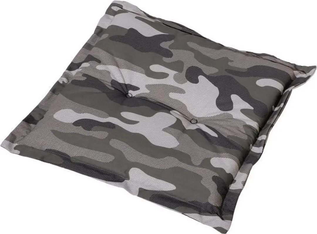 Madison hocker tuinkussen camouflage 50x50 cm