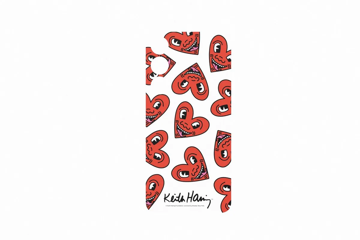 Samsung Keith Haring Heart Plate Galaxy S24 - Rood