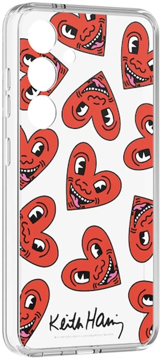 Samsung Keith Haring Heart Plate Galaxy S24 - Rood