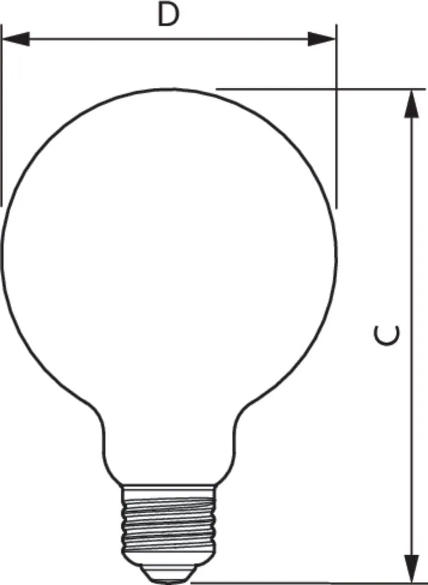 Philips MASTER Value LEDglobe E27 5.9W 806lm - Zeer Warm Wit