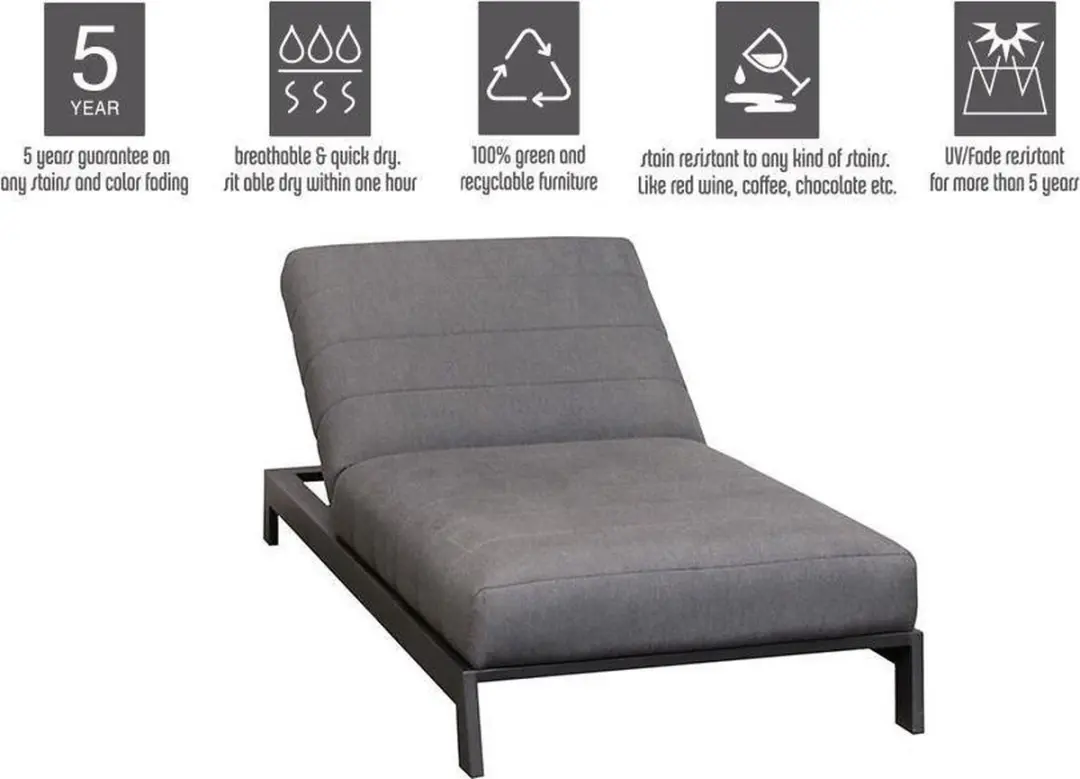 Fonteyn Ligbed Bite Sooty - 90x100cm - Zwart - afbeelding 4 van 6