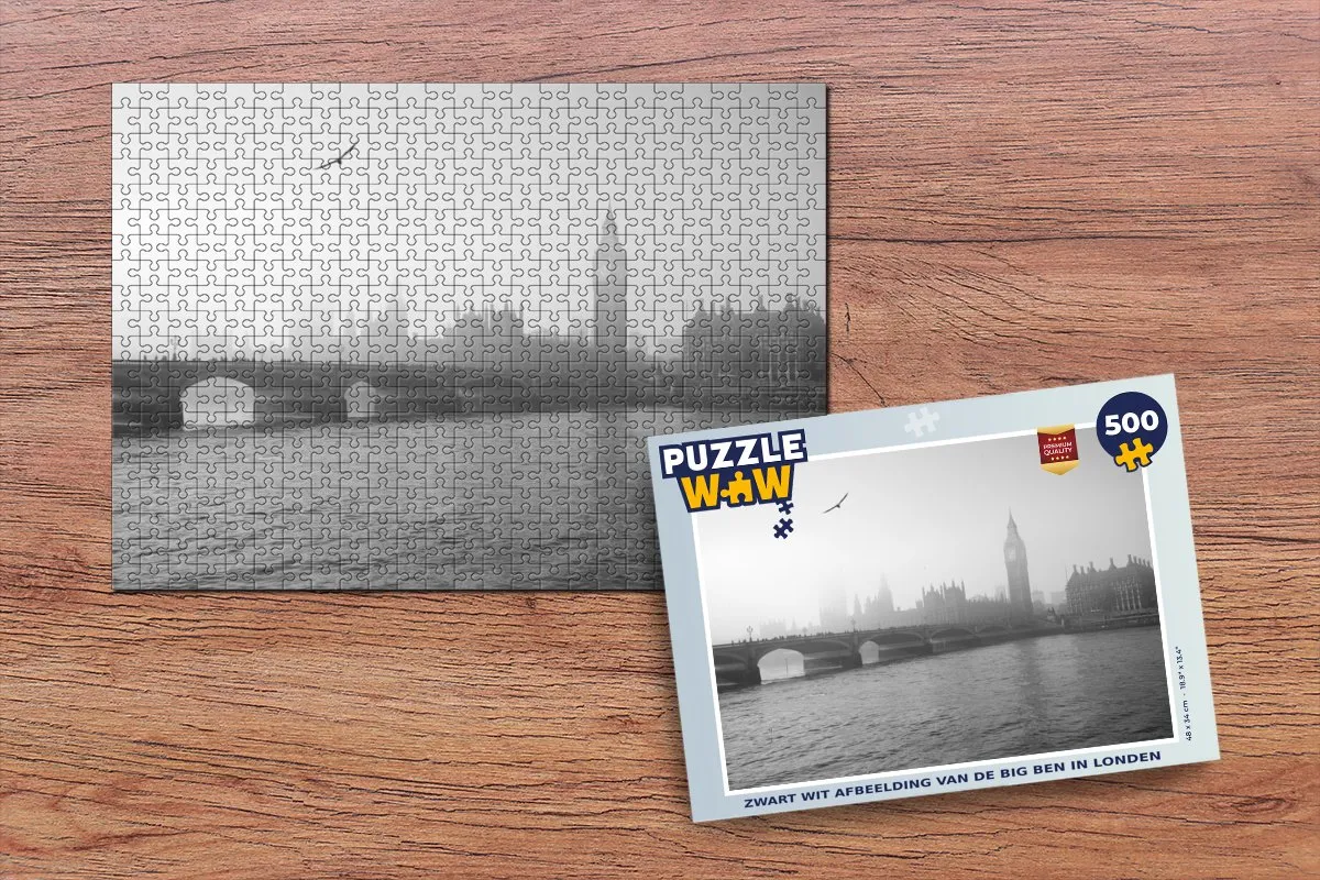 PuzzleWow Big Ben Legpuzzel 500 Stuks