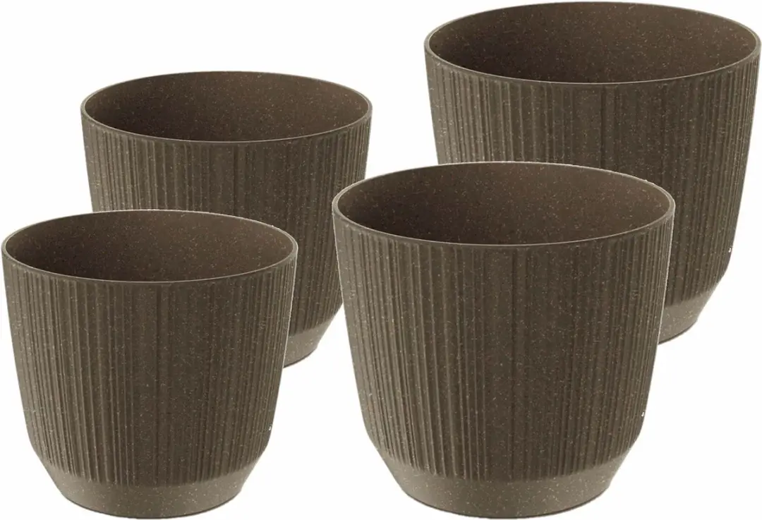 Prosperplast plantenpotten/bloempotten Carf Stripe