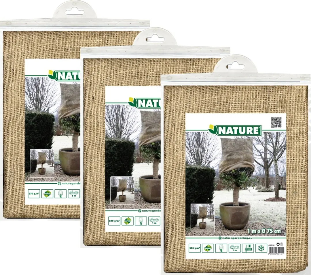 Nature plantenhoes jute