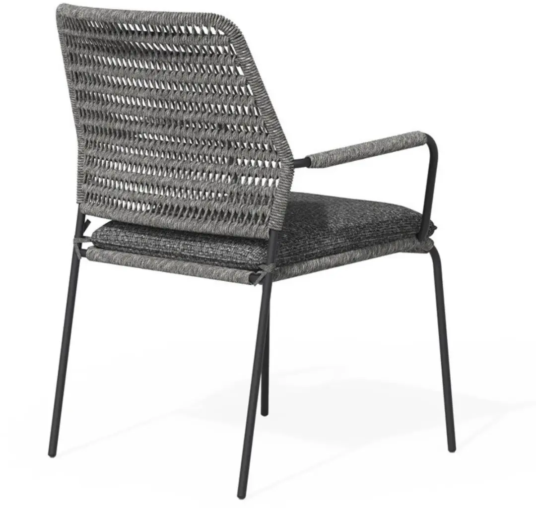 Tierra Outdoor David Dining Tuinstoel - Charcoal - afbeelding 3 van 4