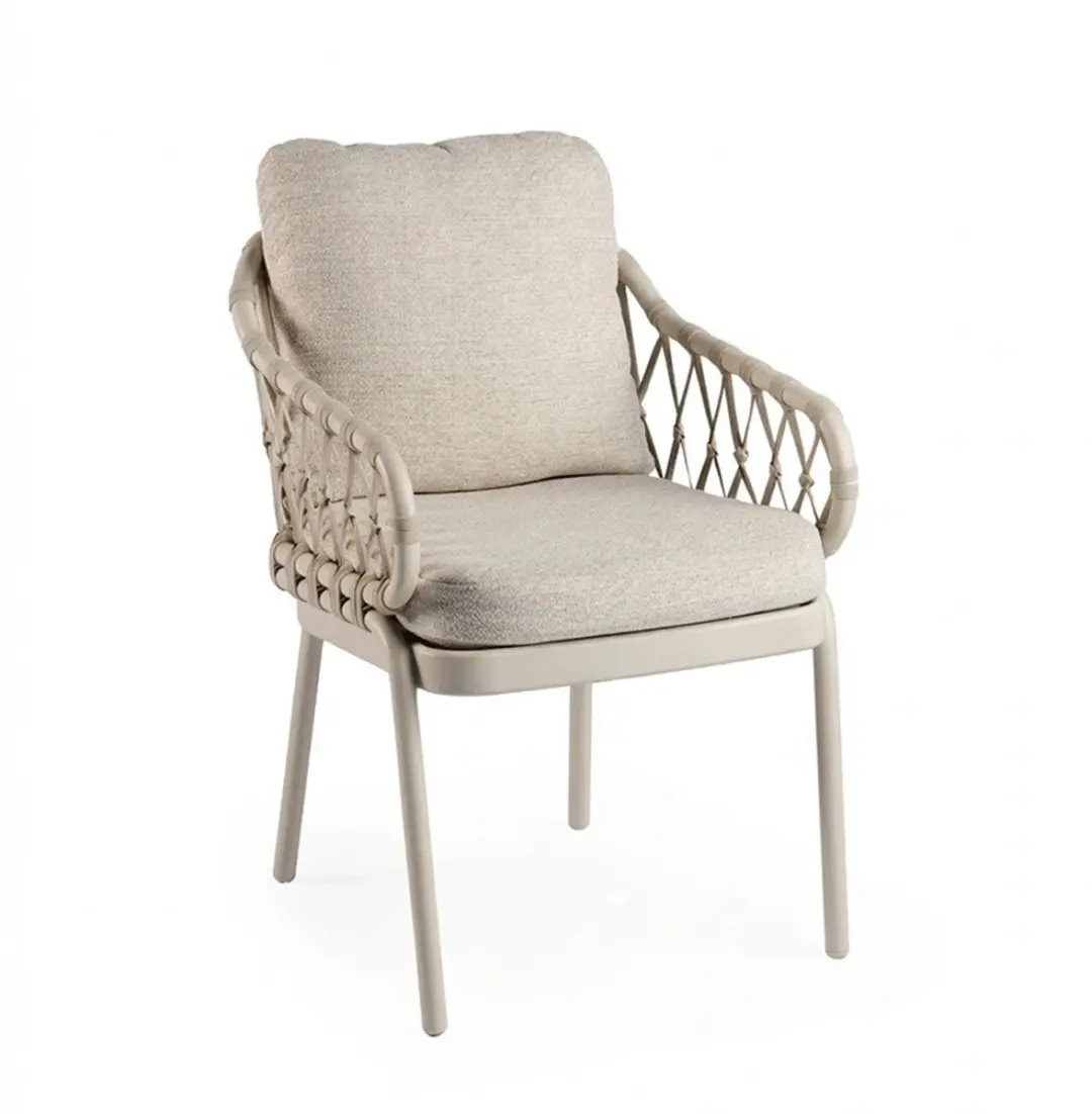 Tierra Outdoor Natal Diningstoel Champagne