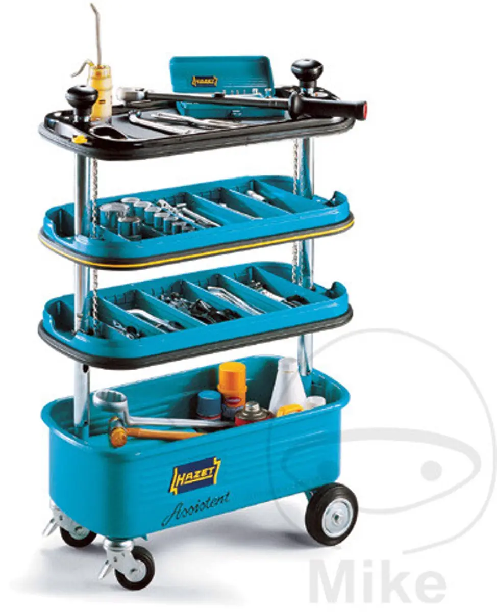 Hazet 166N Gereedschapswagen Staalplaat - Blauw - afbeelding 5 van 5