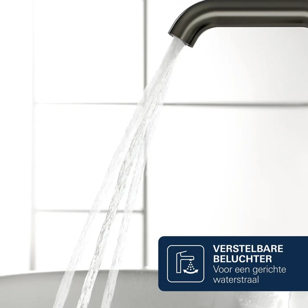 Grohe Essence New Wandgemonteerde Inbouwkraan 19967AL1 - Mat Antraciet - afbeelding 5 van 6