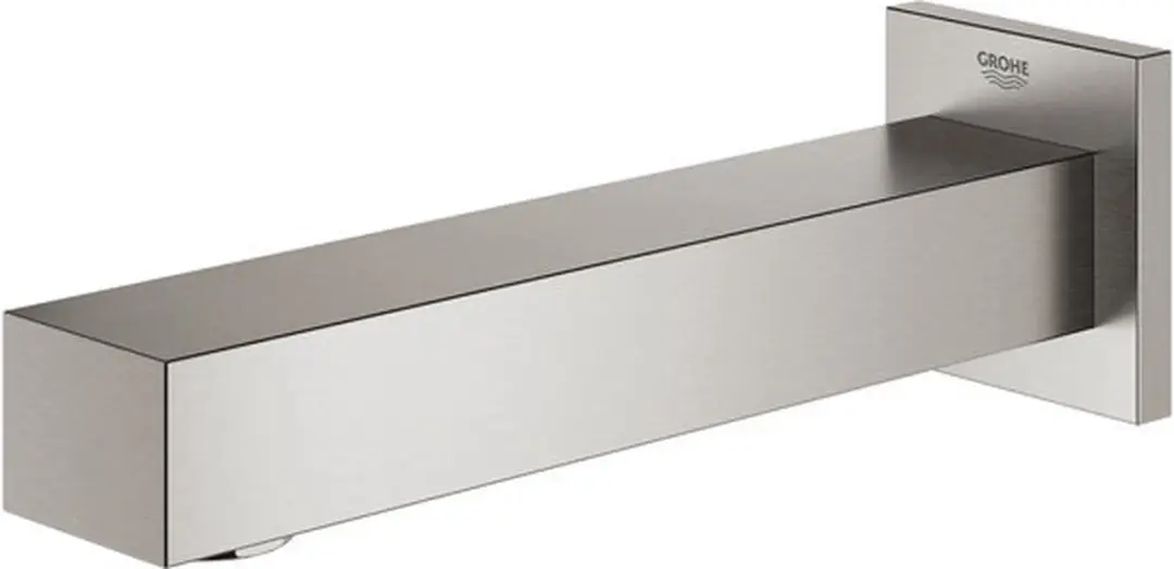 Grohe Eurocube baduitloop 1/2x17cm supersteel