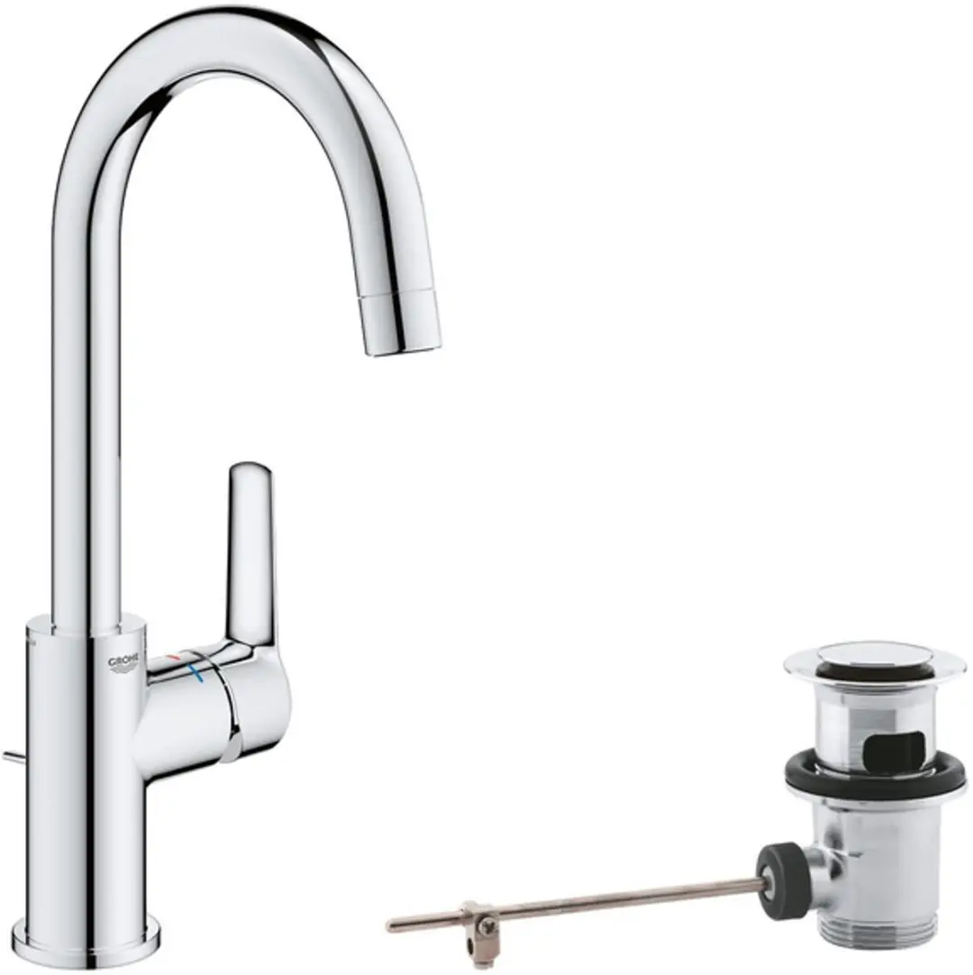 GROHE 24203002 Wastafelmengkraan SilkMove Start - Chroom - afbeelding 6 van 6