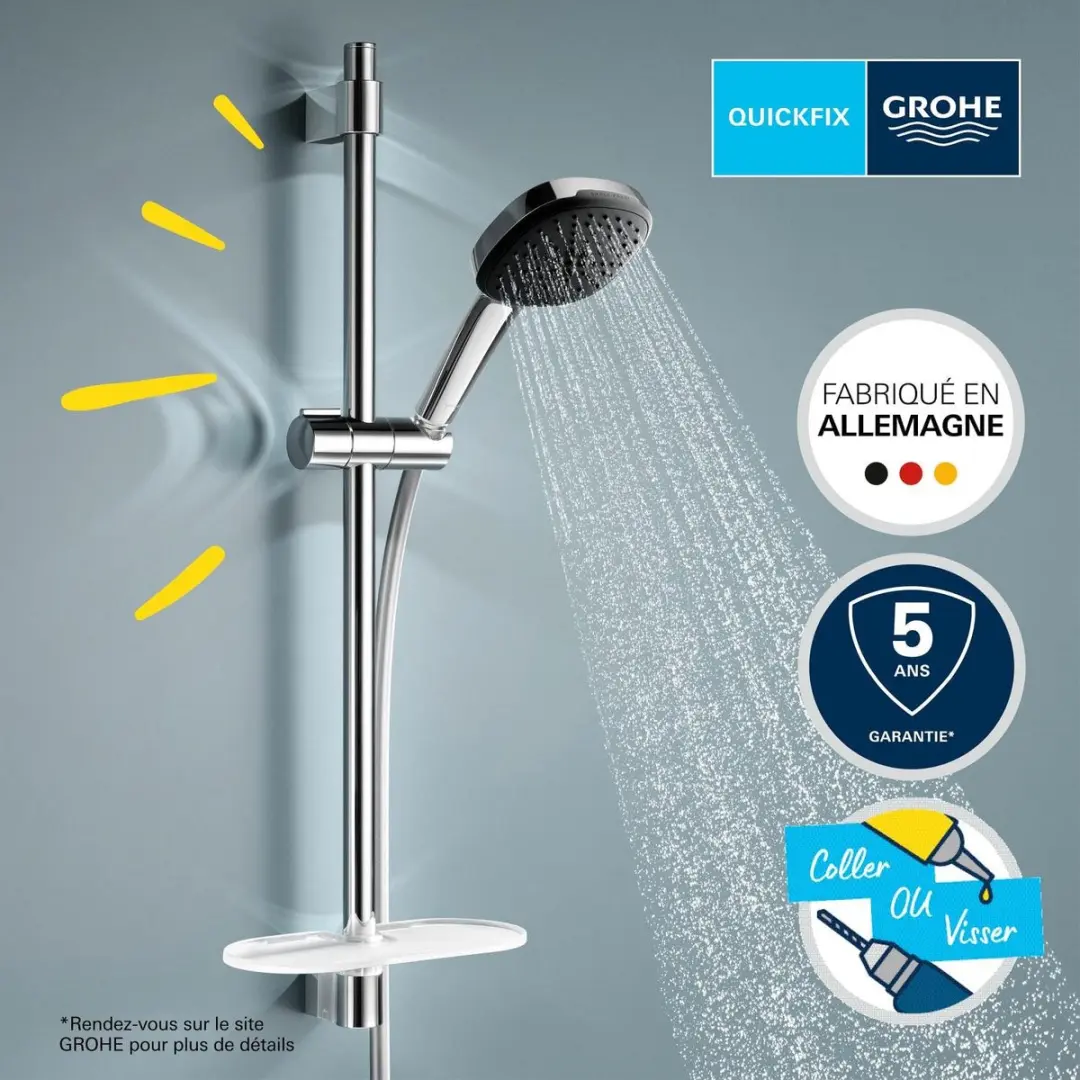 Grohe Vitalio Comfort Doucheset 26929001 - Chroom - afbeelding 6 van 6