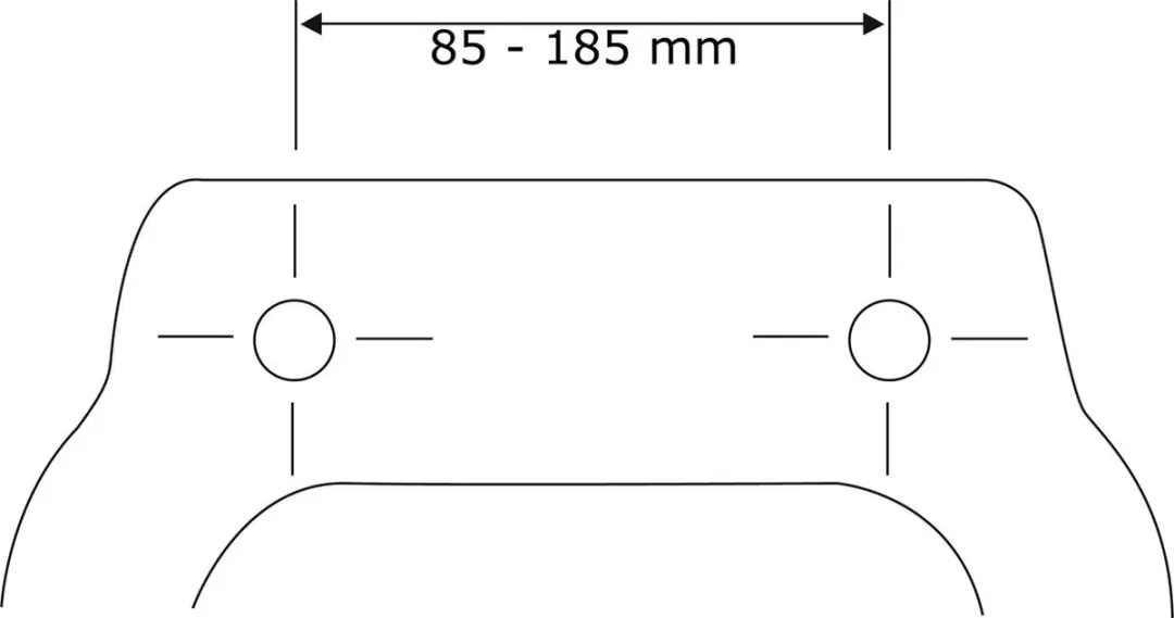 Wenko Gubbio WC-bril - Wit - 350 kg - afbeelding 4 van 6