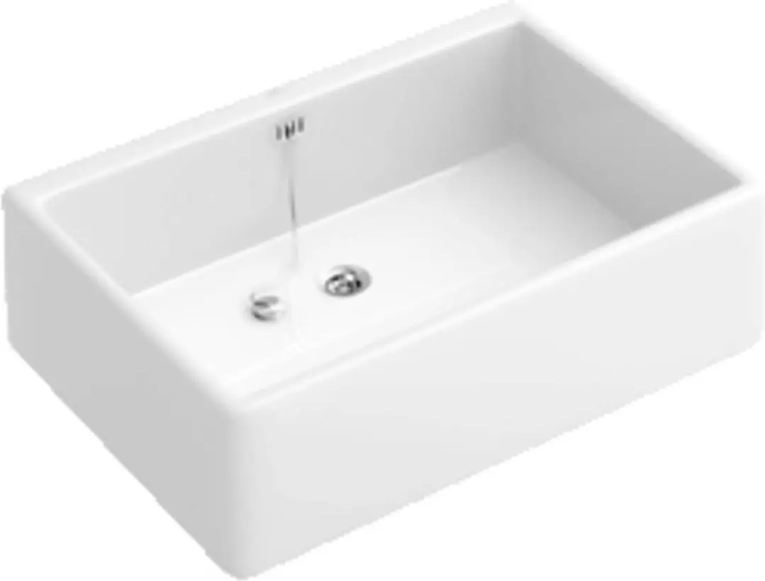 Villeroy & Boch O.Novo Keukenspoelbak 50x40cm Wit - afbeelding 2 van 6