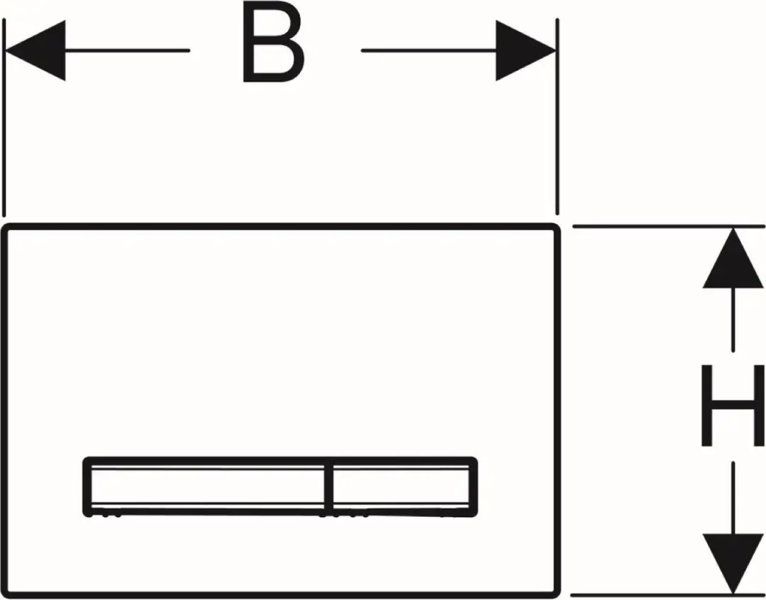 Geberit Sigma 50 Bedieningsplaat - Wit - afbeelding 5 van 6