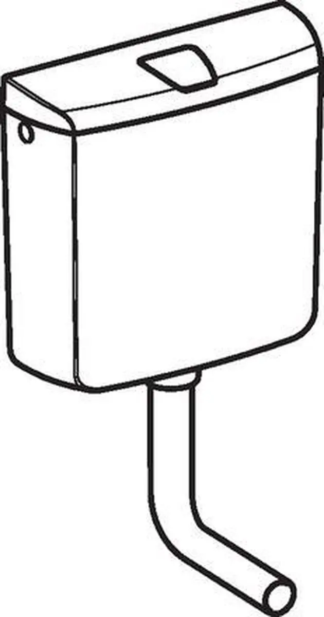 Geberit AP120 Laaghangend Reservoir - Wit - afbeelding 3 van 4