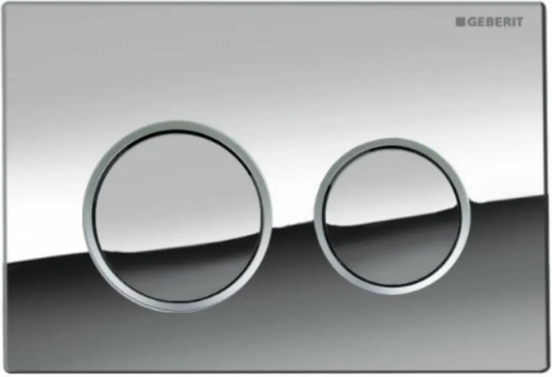 Geberit Omega 20 Bedieningspaneel Chroom/Mat-chroom