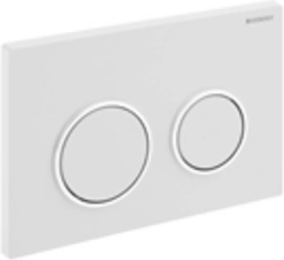 Geberit Omega 20 Bedieningspaneel Chroom/Mat-chroom - afbeelding 3 van 6