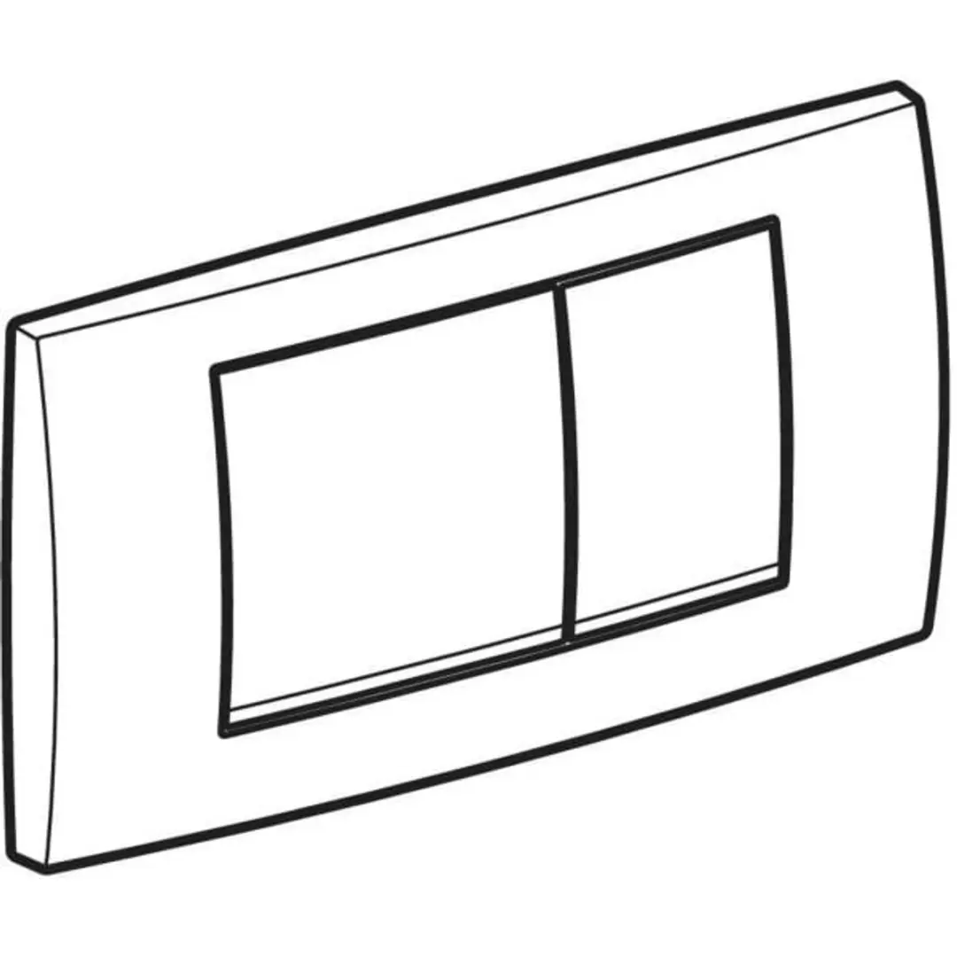 Geberit Twinline 30 Bedieningspaneel Wit