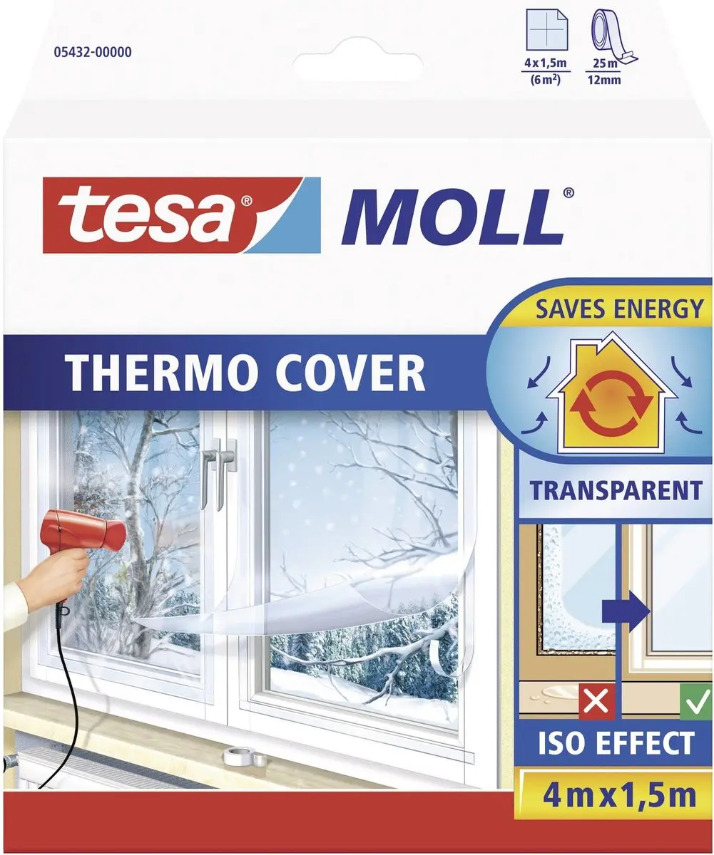 Tesa tesamoll Thermo Cover Isolatie folie 4x1,5m