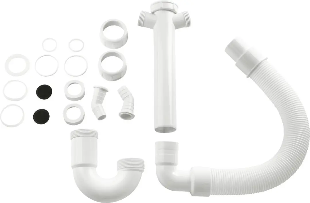 Xavax Flexibele Sifonkit 1½" - Wit - afbeelding 3 van 6