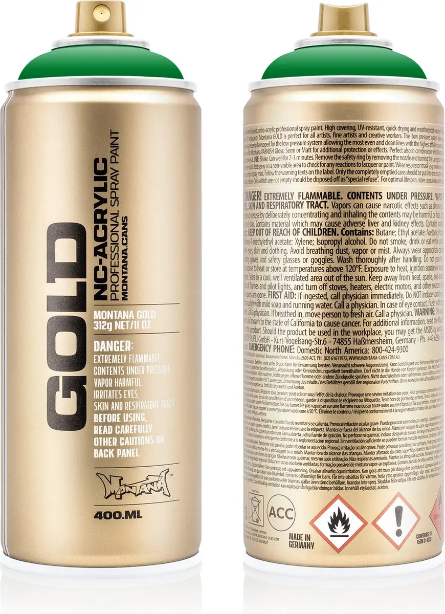 Montana GOLD G6050 Greenery spuitbus 400ml