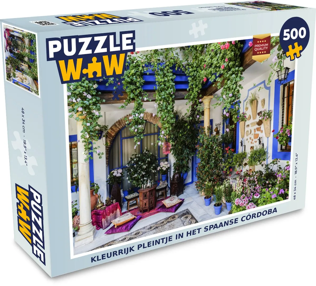 PuzzleWow Legpuzzel Córdoba 500 Stuks - Multicolor