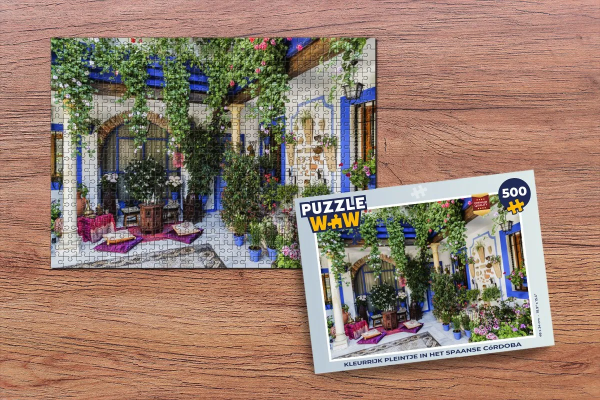 PuzzleWow Legpuzzel Córdoba 500 Stuks - Multicolor