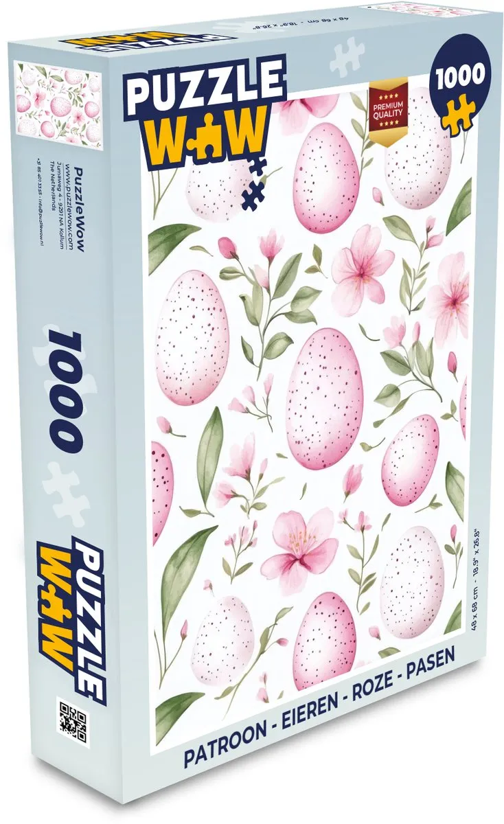 PuzzleWow Pasen Legpuzzel 1000 Stuks