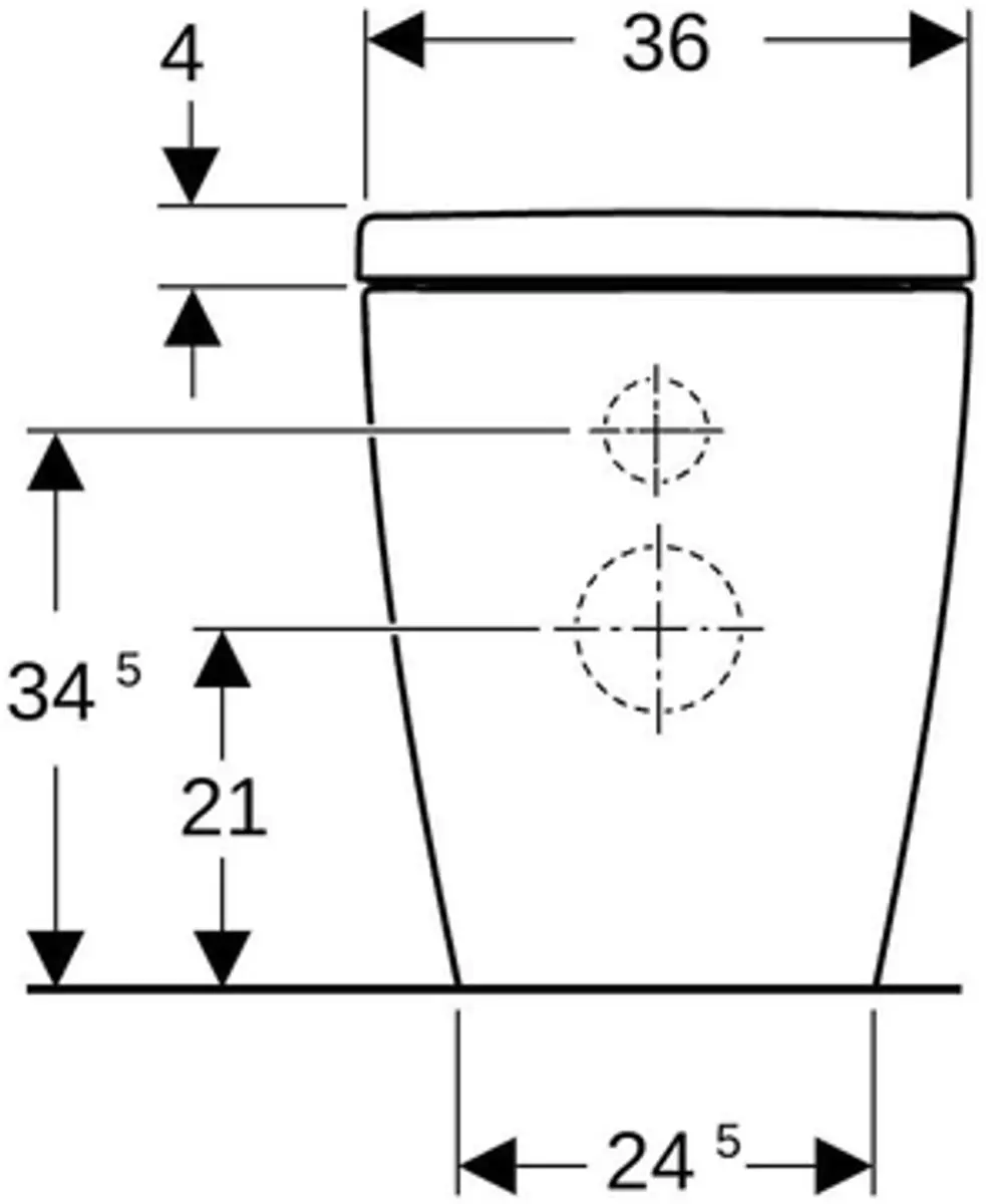 Geberit iCon Staande WC - Diepspoel - Wit - afbeelding 2 van 5