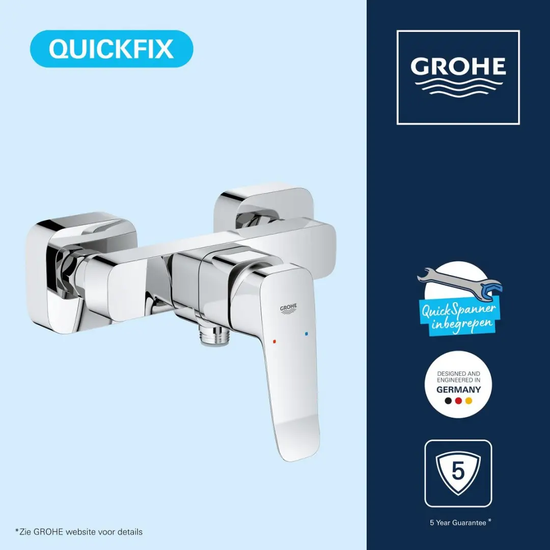GROHE Dice Douchemengkraan 1018740000 - Chroom - afbeelding 3 van 6