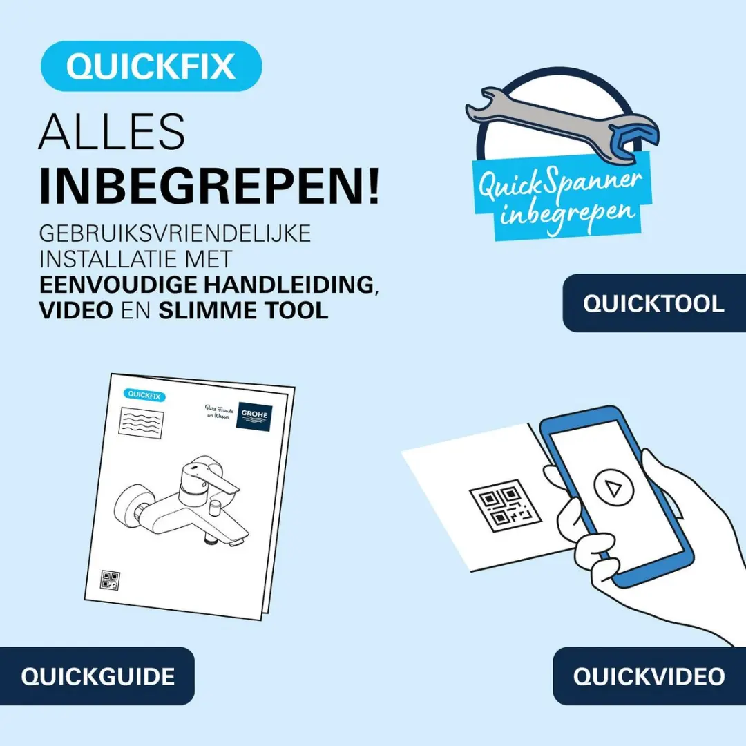 GROHE Dice Douchemengkraan 1018740000 - Chroom - afbeelding 4 van 6