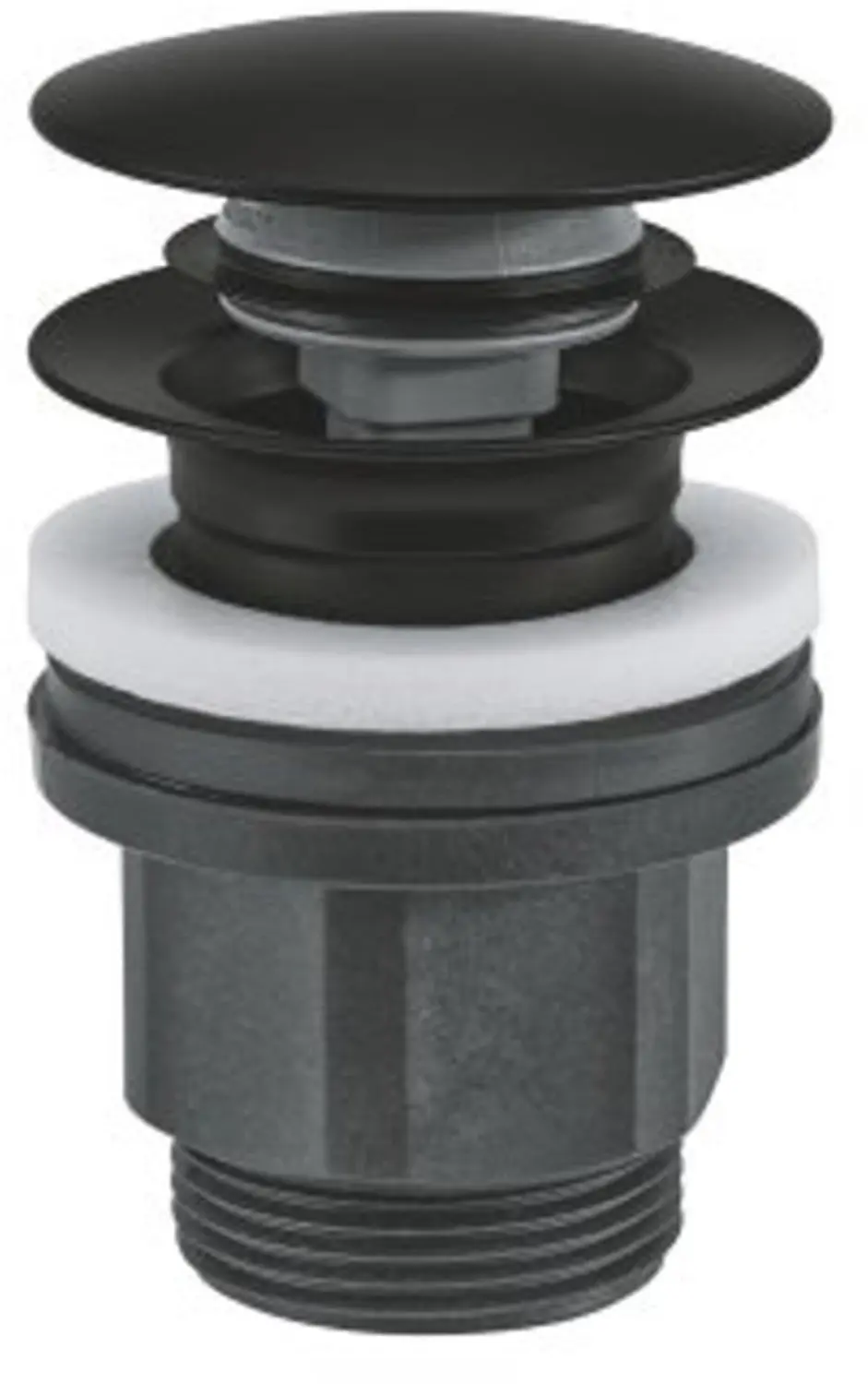 Grohe Waste Set Ø63mm Matte Black - afbeelding 2 van 5