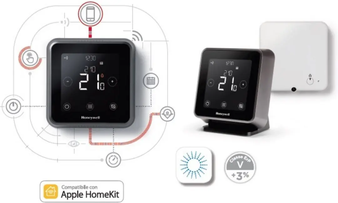Honeywell Lyric T6 Y6H810WF1005 Slimme Thermostaat - Zwart - afbeelding 2 van 6