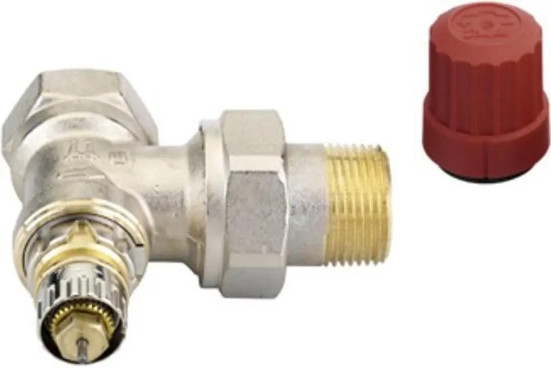 Danfoss RA-N Radiatorafsluiter 3/8 Haaks DN10 - Wit - afbeelding 3 van 6