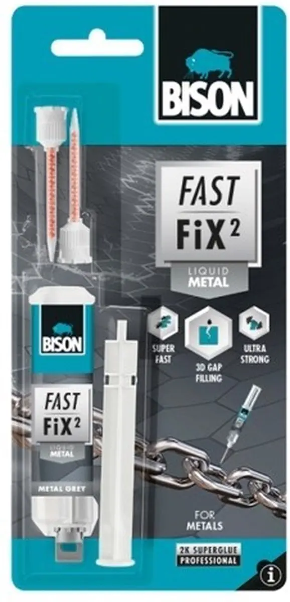 Bison Fast Fix² Metaal 10ml - afbeelding 3 van 4