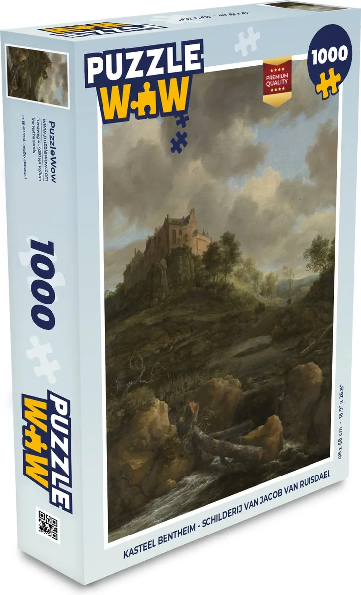 PuzzleWow Kasteel Bentheim Legpuzzel 1000 Stuks