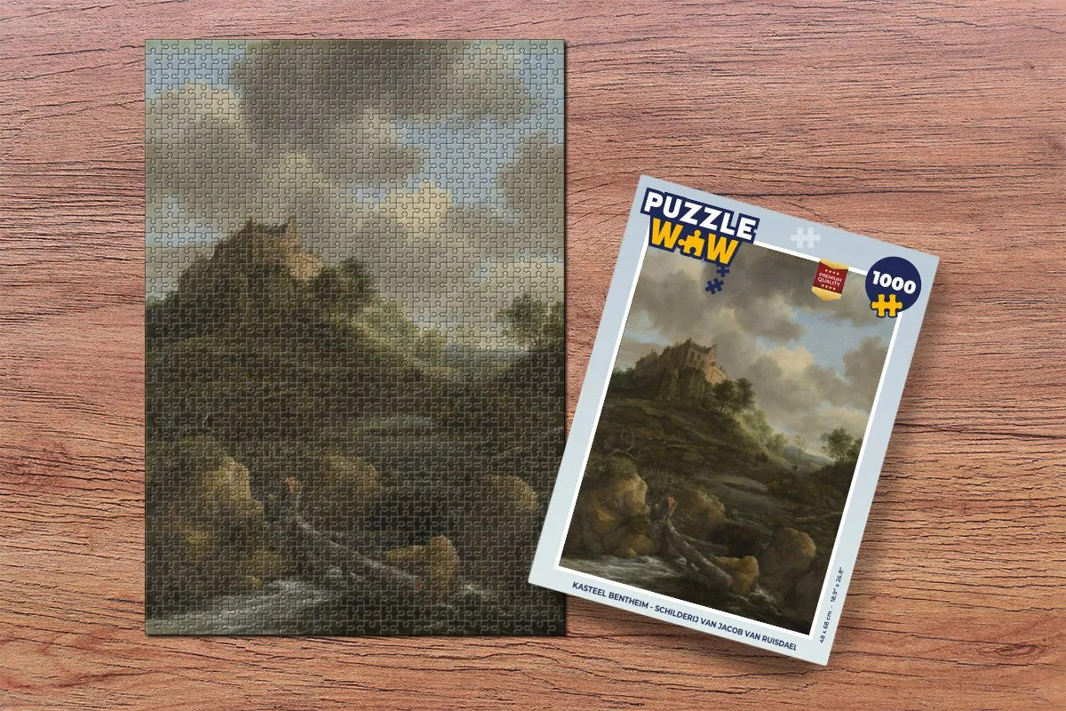 PuzzleWow Kasteel Bentheim Legpuzzel 1000 Stuks - Multicolor