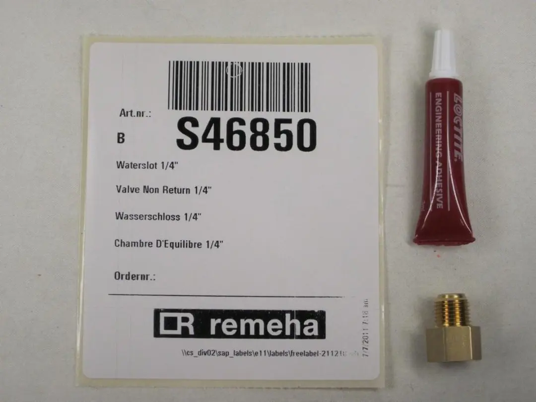 Remeha Waterslot 1/4"