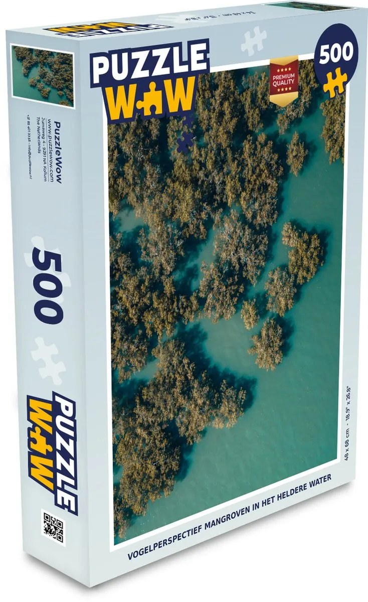 PuzzleWow Legpuzzel Mangroven Australië 500 Stuks