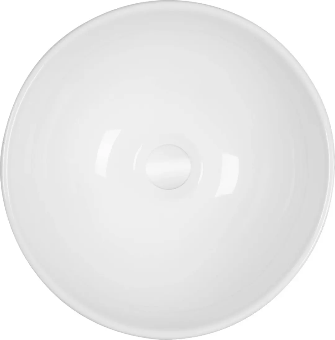 Saqu Ceram Ronde Waskom 32x13cm - Wit - afbeelding 2 van 6