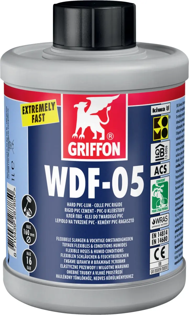 Griffon WDF-05 PVC-lijm 500ml - afbeelding 3 van 6