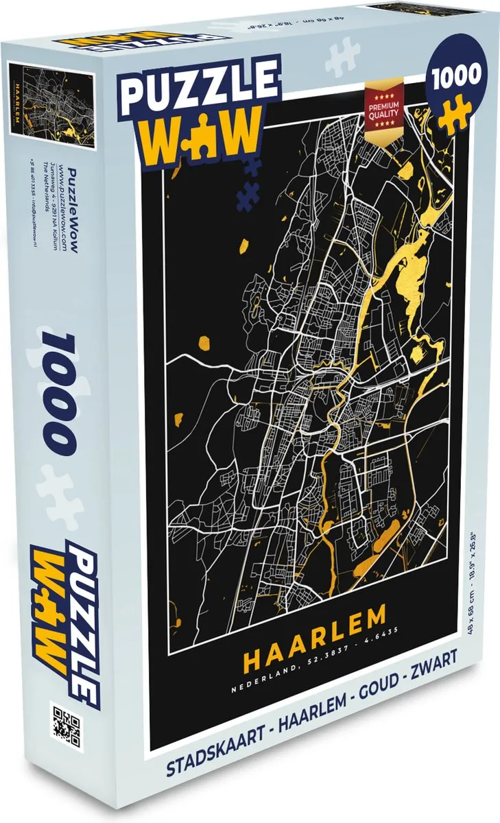 PuzzleWow Haarlem Legpuzzel 1000 Stuks