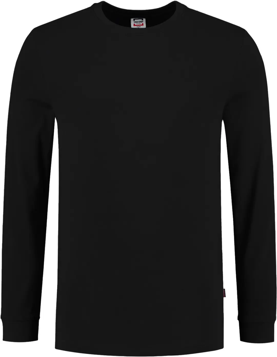 Tricorp 101015 T-Shirt Lange Mouw - Zwart S - afbeelding 3 van 6