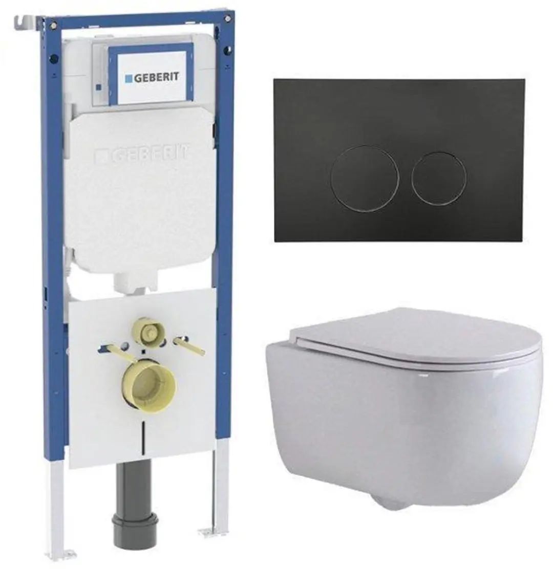 QeramiQ Dely Swirl Toiletset