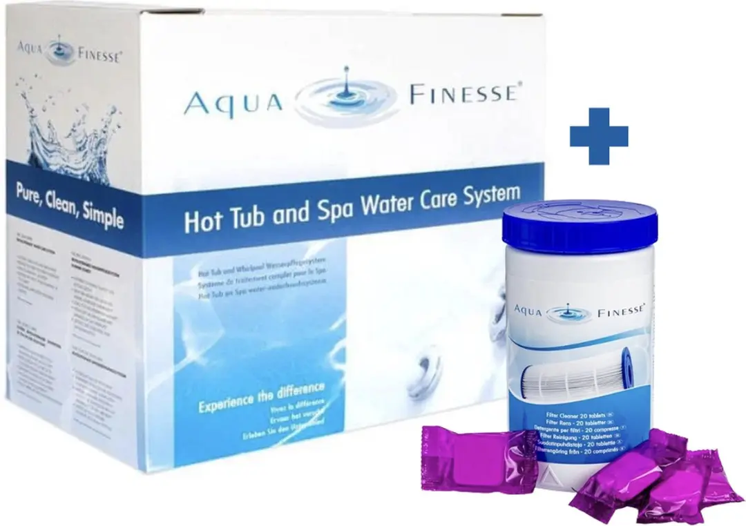 AquaFinesse Spa en Hottub Box incl. Filter Cleaner