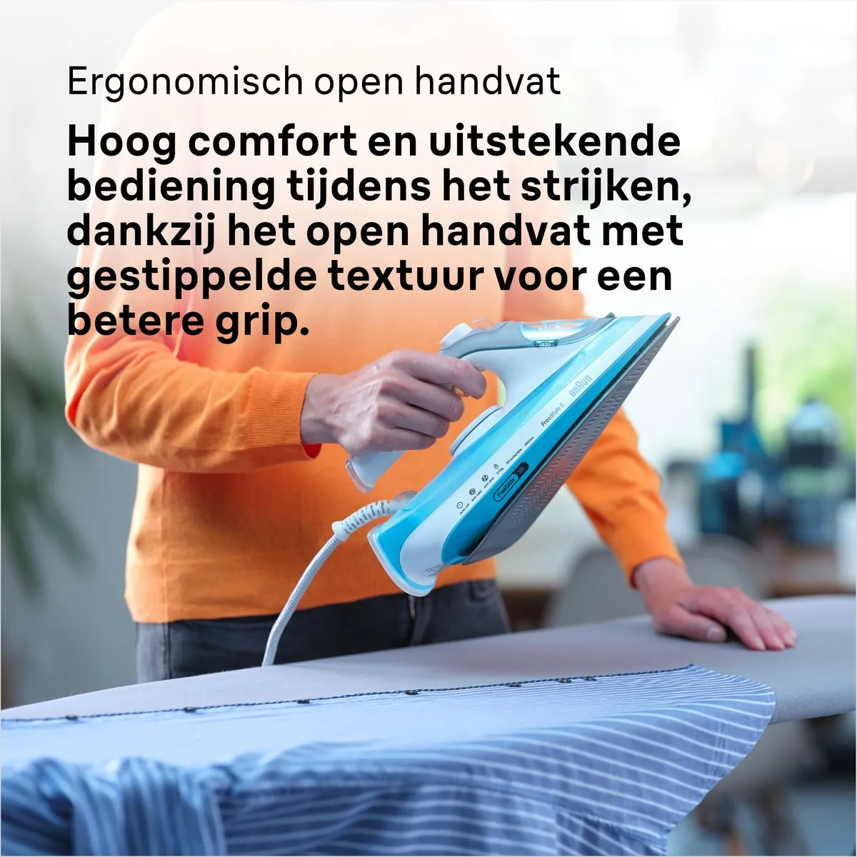 Braun FreeStyle 5 SI5006BL Stoomstrijkijzer - 2800W - Blauw - afbeelding 6 van 6