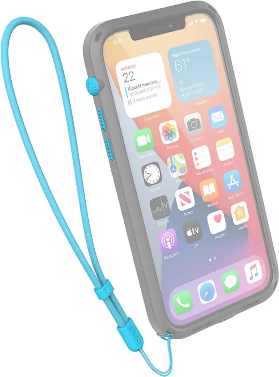 Catalyst Wrist Lanyard en Buttons Bondi Blue