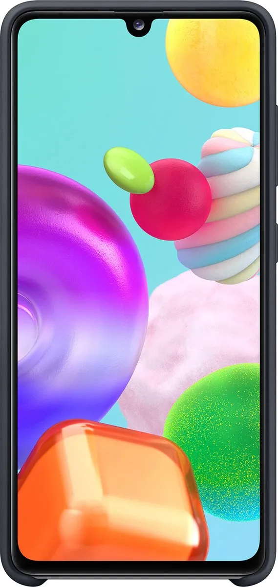 Samsung Silicone Hoesje Galaxy A41 - Zwart